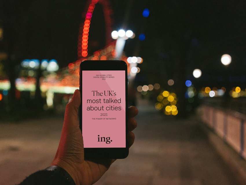 ING UK most talked about cities