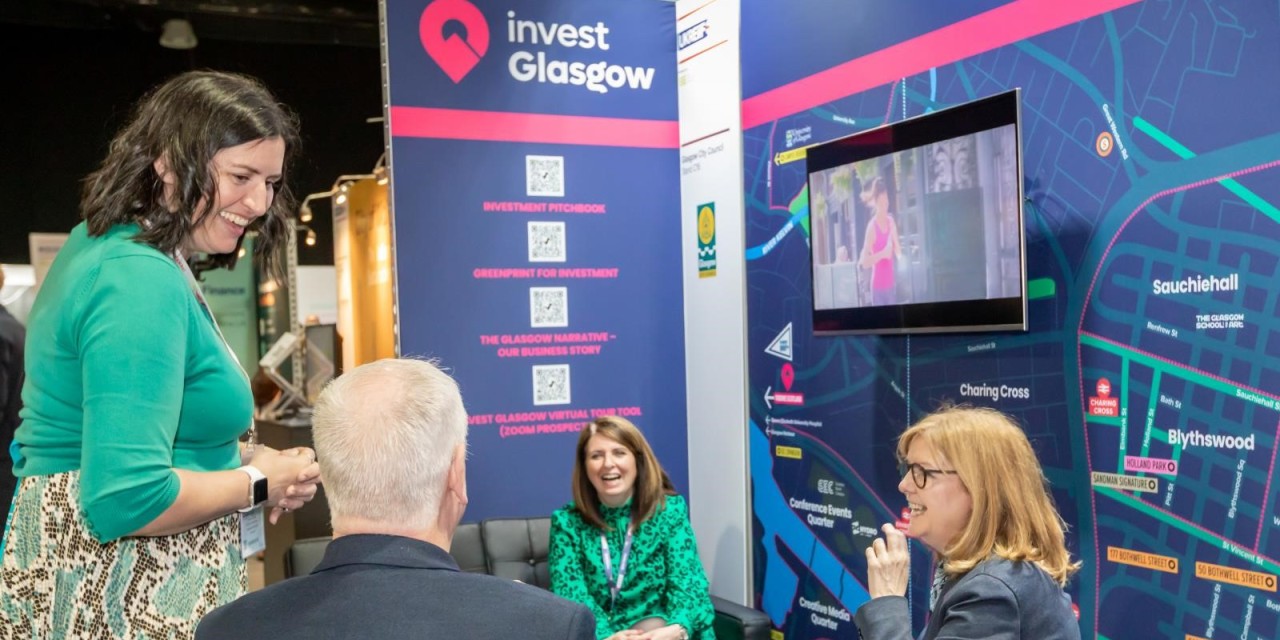 The Glasgow stand at UKREiiF 2022