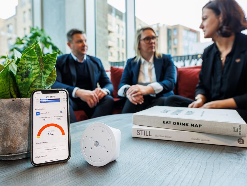 The Utopi app and sensor