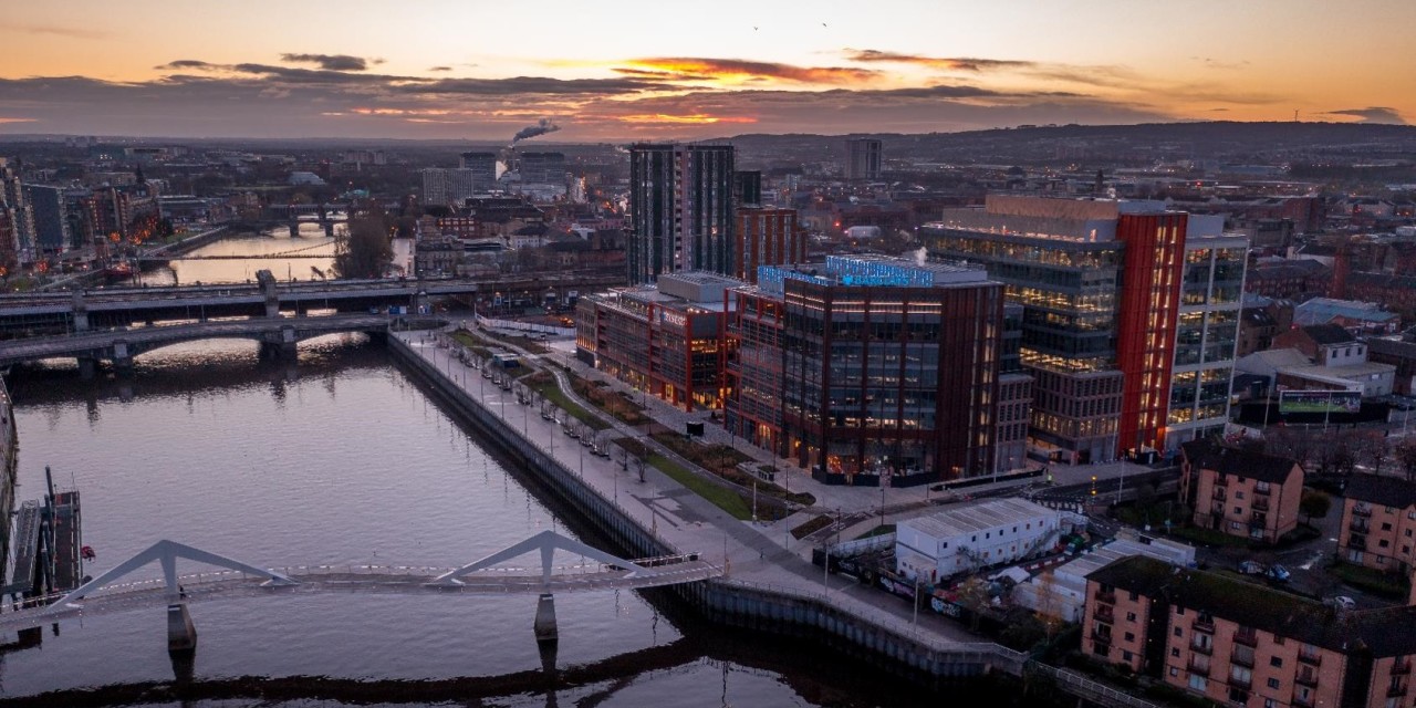 Barclays new Glasgow campus sits alongside the River Clyde.