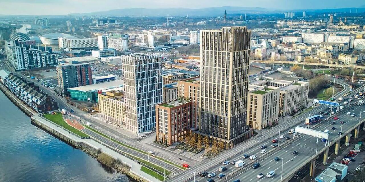 The new City Wharf Development next to the Kingston Bridge.