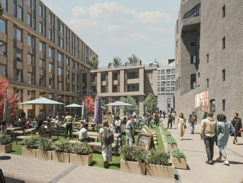 Artist's impression of the House of Social at the site of the former ABC