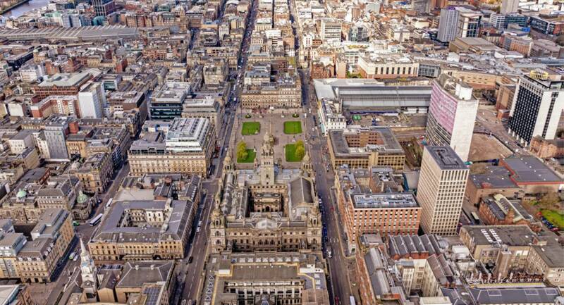 George House is located in Glasgow city centre, directly overlooking George Square