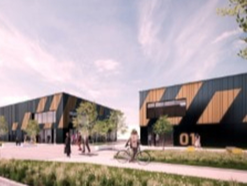 Artists Impression of the Tech Terrace at AMIDS