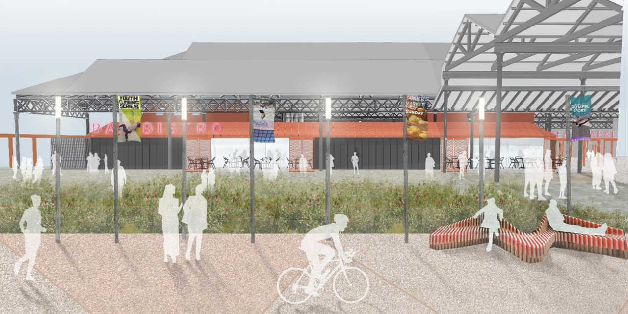 Artists Impression of the Meat Market site