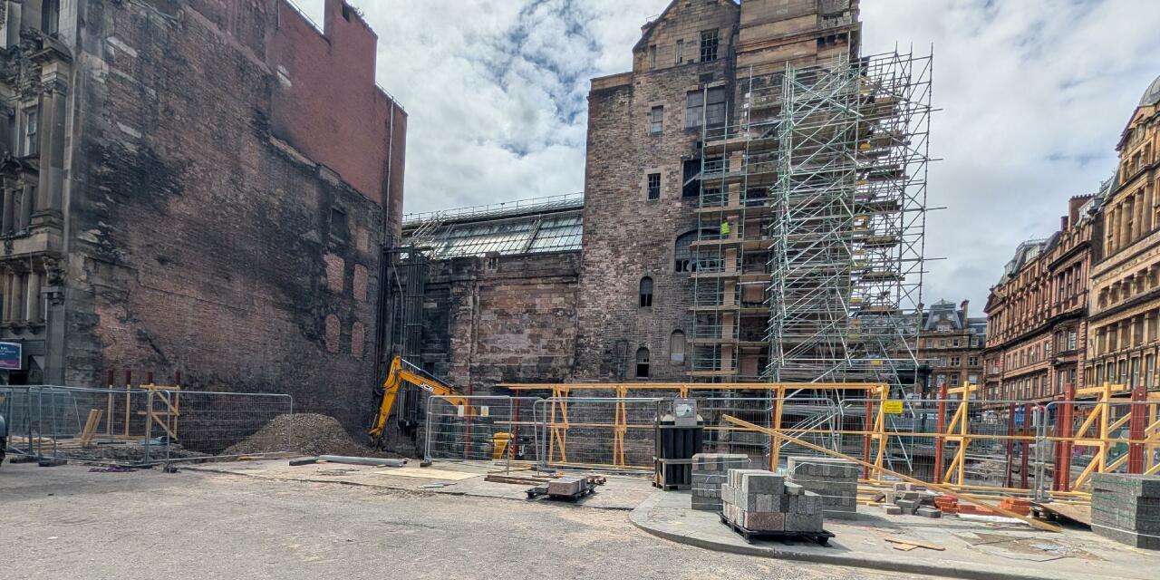 Gap site at the corner of Union and Gordon Streets.