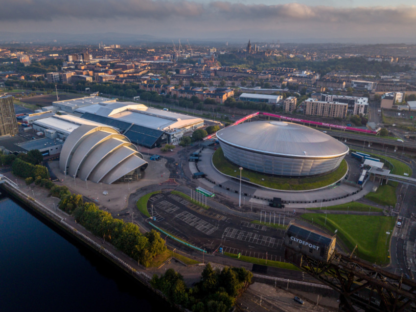 The Scottish Exhibition Campus (SEC) in Glasgow which was a Commonwealth Games sporting venue and hosted both the opening and closing ceremonies.