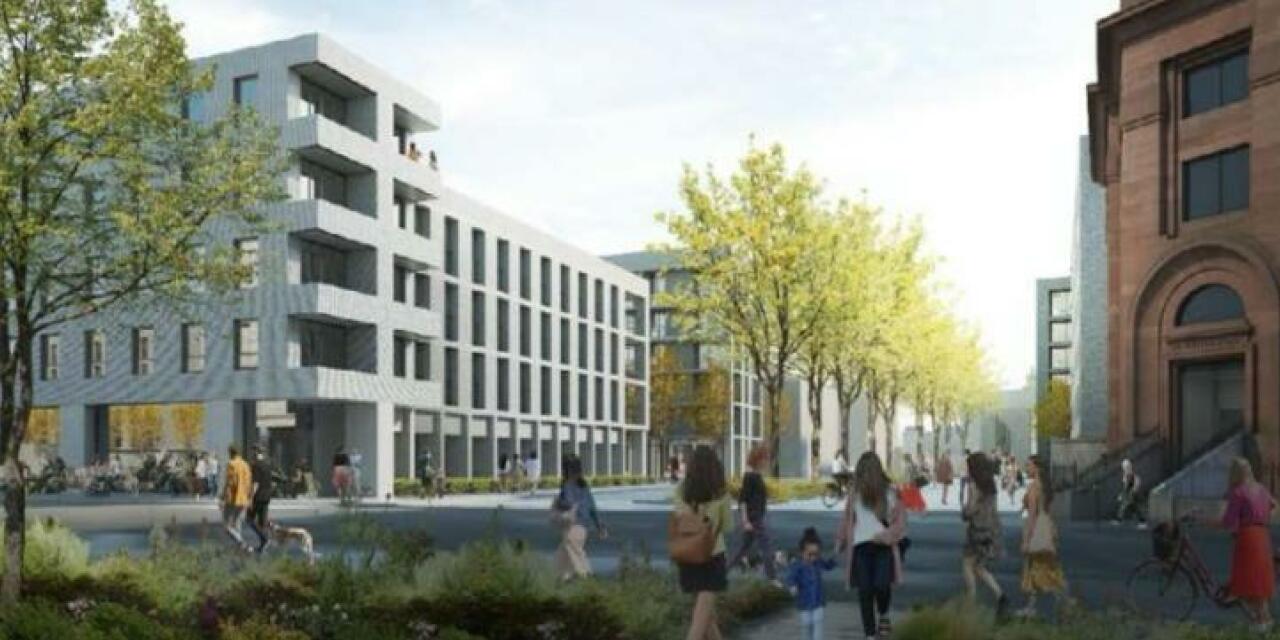 Artist's impression of the revitalised North Laurieston