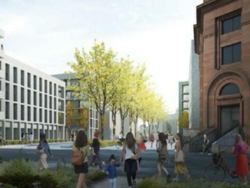 Artist's impression of the revitalised North Laurieston