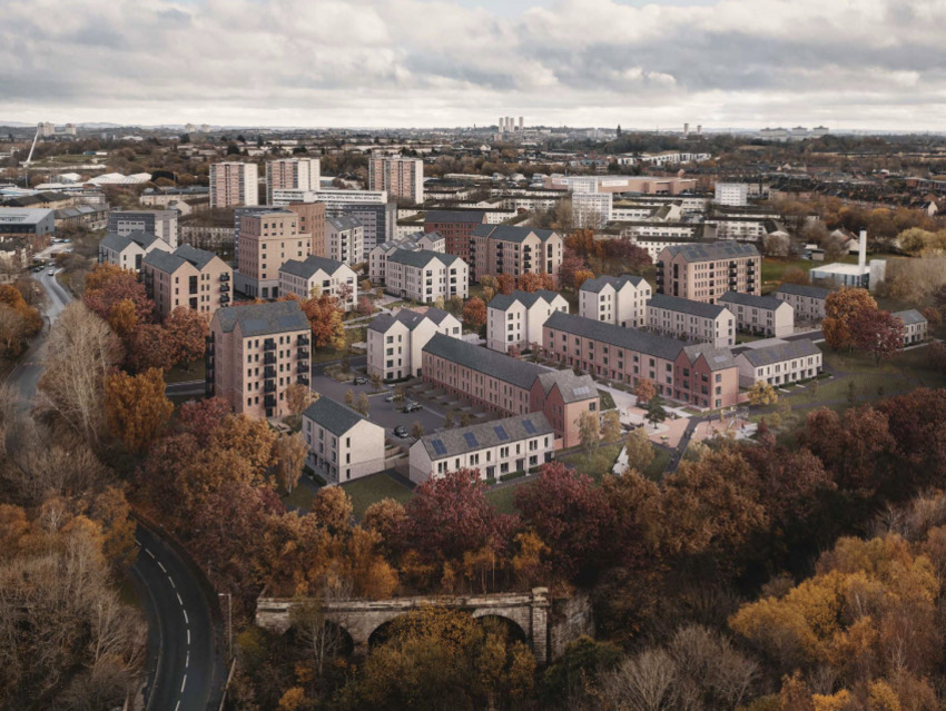 Proposed development at Wyndford, Glasgow