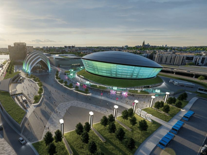Artists Impression of the expanded SEC campus (image: Holmes Miller)